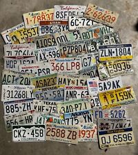 BULK Mixed US License Plate LOT OF 40+ Roadkill Craft 20+ STATES CANADA USA picture