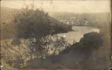 Emlenton Pennsylvania PA River Town View c1910 Real Photo Postcard picture