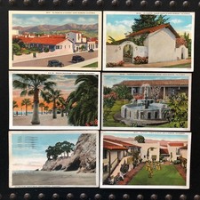 [6] Santa Barbara California postcards [all posted] picture