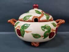 Vtg Franciscan Ware Apple Blossom Footed Soup Tureen W/ Handles No Ladle picture