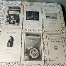 Department of Agriculture Antique 1919 & 20's Bulletin's  Pamphlet's Lot 6-B picture