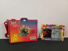 Vintage Pokémon Snap Photo Journal Keychain Blockbuster Exclusive + Topps Card picture