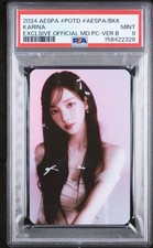 2024 AESPA IN BANGKOK EXCLUSIVE PHOTOCARDS VERSION B KARINA PSA 9 picture