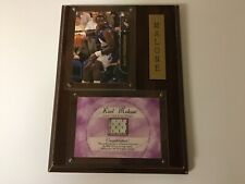 An Awesome Karl Malone Plaque With A Game Used Jersey Card picture