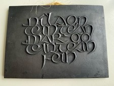 Vintage Wild Goose Studio Gaelic Proverb Fireside Wall Plaque Ireland picture