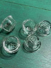 5pcs Glass Bowl Small 9 Holes Honeycomb Screen for Pipe Replace  picture