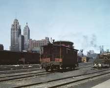 General View of Part of the South Water Street Freight Depot 8x10 Photo Reprint picture
