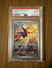 LATIOS PSA 10 2024 POKEMON SSP EN-SURGING SPARKS ILLUSTRATION RARE #203 picture