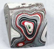 Finished Piece of Fordite - Premium Fordite - 33.86mm x 23.12mm x 15.75mm     ( picture