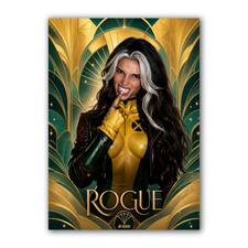 Custom Rogue Inde Navarrette Novelty Trading Card Holographic X-Men picture