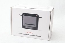 MAX 6 Automatic Card Shuffler & Dealer 2-in-1 360 Degree Black New Box picture