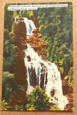 Whitewater Falls Postcard Western North Carolina NC Highlands Section Pisgah picture