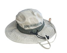 Vntg 90s NWOT Harley Davidson Boonie Hat, F & M Hat Company, OSFM, Tan & Green picture
