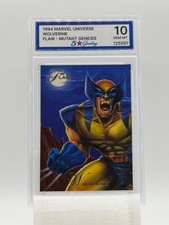 1994 Marvel Universe WOLVERINE Flair Mutant Genesis Graded 5 Star Gem Mint 10 picture