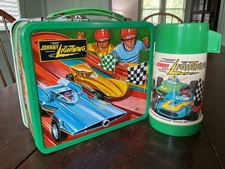 VINTAGE JOHNNY LIGHTNING LUNCHBOX AND THERMOS picture