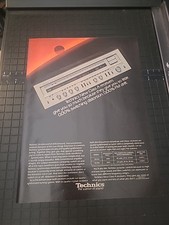 Technics New Class A Receivers Print Ad 1980 8x11 Vintage picture