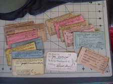 Vtg 1920s 30s 40s Drivers Licenses & Vehicle Registration Cards, BETHLEHEM PA picture
