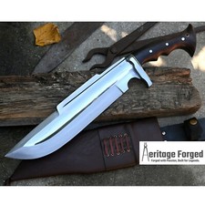 Bowie knife-12 inches long Large hunting knife-tactical-survival-combat knife picture
