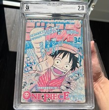 Weekly Shonen Jump 1997 #34 ⭐ BGS 2.0 ORIGINAL NOT REPRINT ⭐ 1st One Piece Manga picture