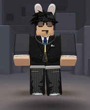 Roblox 2008 with Game Item Bunny Ears, Pinstripe Fedora, Sunglasses, Suit picture