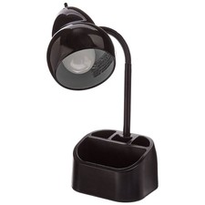 Globe Electric LED Integrated Goose Neck Desk Lamp with USB Port and Organizer picture