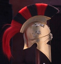 300 Movie Greek Spartan Helmet Corinthian Helmet Wearable Costume Helmet Steel picture