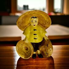 Vintage McCarty Brothers California Pottery Ceramic Asian Boy Figurine Planter picture