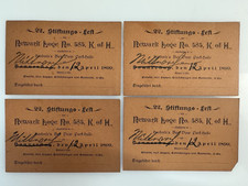 1899 Knights of Honor of NJ Newark German Masonic Event Tickets A2L picture