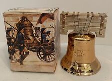 Vintage Avon Liberty Bell Decanter Empty  4 3/4” Tall with Original Box picture