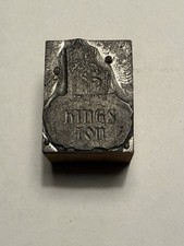 Antique Kings Tom Coal Letterpress Printing Block Anthracite Mining Breaker  picture