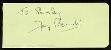 Fay Bainter d1968 signed 2x5 cut autograph on 2-17-48 at Pan Pacific Theater LA picture