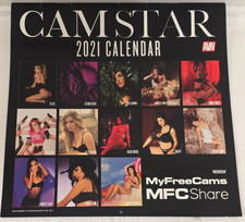 2021 Calendar AVN CAMSTAR ⭐Sexy Pin-Up Girls by My Free Cams Share (1 sq ft) picture