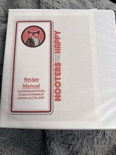 Hooters Recipe Manual picture
