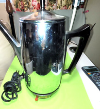 VTG Westinghouse Electric Coffee Percolator  Pressu-Flo m142 chrome made in  USA picture