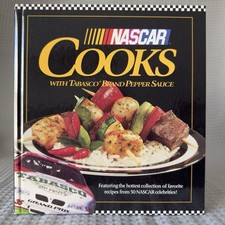 Collectible Cookbook NASCAR COOKS with Tabasco Brand Pepper Sauce 1998  50th Ann picture