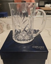 Gorgeous Lead Crystal Beer Stein From QE2. Glencairn Scotland. Pristine. picture