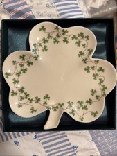 Shannon Shamrock Dish 6” 4818 St Patrick’s Day Irish  - I Godinger & Co In Box picture