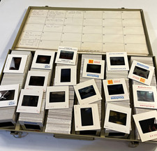 Vtg 35mm Slides Lot 750+ Metal Case Kodachrome 1970s Florida Grand Canyon Travel picture