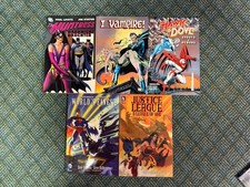 Dc Comics 5 Book Lot Huntress I Vampire Justice League Tpb picture