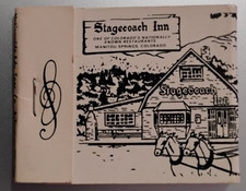 Vintage Stagecoach Inn Matchbook Manitou Springs Colorado Full Unstruck 20-Strik picture