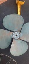 Vintage 12' Fan Front Cage Guard & 3 Blade Aluminum Fan Blade picture