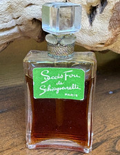 Vtg Schiaparelli Succes Fou Sealed Mini Perfume Bottle Pure Parfum Extrait 1950s picture