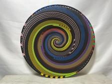 Large Handmade African Telephone Wire Basket 12