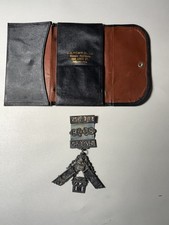 1905 Masonic Past Master's Jewel Lodge#238, Tamaqua/Mahanoy City W/ Leather Case picture