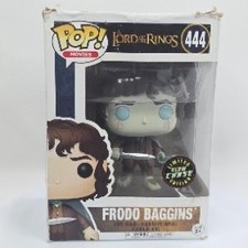 Funko Pop Frodo Baggins 444 Glow Chase The Lord of the Rings Vinyl w/Protector picture