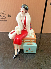  Hallmark Holiday Voyage Barbie Porcelain Figurine Limited Edition 2005/24500 picture