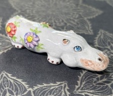 Vintage Basil Matthew’s Painted Hippo Figurine Read picture