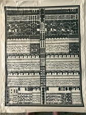 2009 Japanese Sumo Banzuke Nagoya Grand Tournament July 12 Official Rankng 17x22 picture