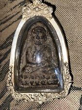 Phra L P Thuad Wat Chang Hai Buddha yr 2497,Herb Wan , Silver Waterproof Casing picture