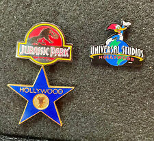 1990s Hollywood Star Disney Jurassic Park Universal Studios 3 collectible Pins picture